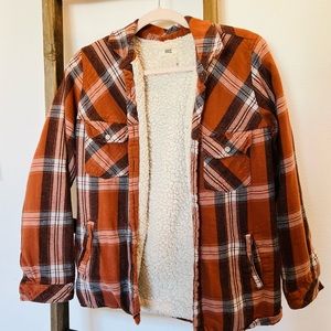 RSQ Flannel Jacket Lined With Fleece